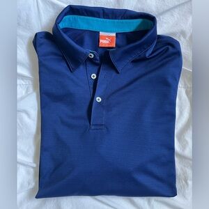 Puma Men's Navy Polo Shirt